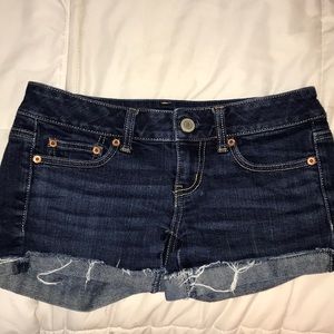 Dark wash American Eagle Shorts